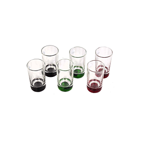Pack De 6 Verres Trady - Multicouleur Art de la table