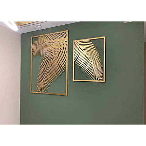Set De Tableaux Decoratifs - Doré 