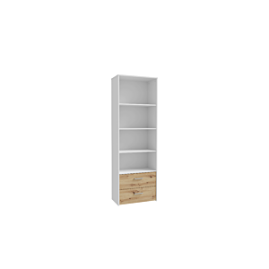 Bibliothèque Culgoa – Chêne / Blanc