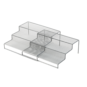 Organisateur En Métal De Deux Pièces - Argenté Art de la table