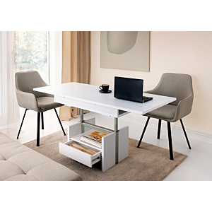Table Basse Cortado Ajustable Avec 1 Tiroir