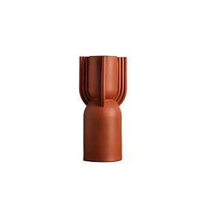 Vase En Céramique 15Cm - Orange Décoration