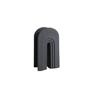 Vase En Céramique – Gris Foncé Décoration