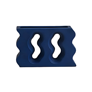 Vase En Céramique 16Cm -Bleu Décoration