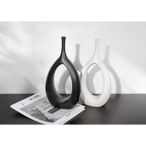 Vase En Céramique 31,5Cm - Noir