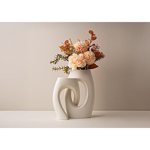 Vase En Céramique – Blanc Crème