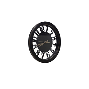 Horloge Murale 28X28X4Cm -Noir