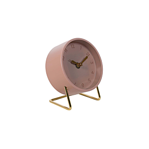 Horloge Sur Pied 12.3X15X11Cm - Beige Nude Décorations
