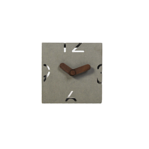 Horloge Murale 12X4.5X12Cm -Gris Offres Ramadanesques