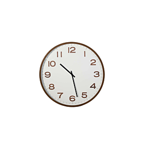Horloge Murale 50.8X5Cm - Marron Décorations