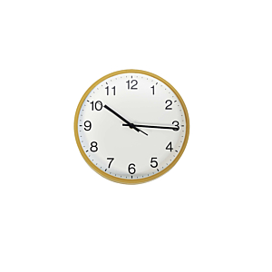 Horloge Murale 30.5X30.5X4Cm - Beige Clair Offres Ramadanesques