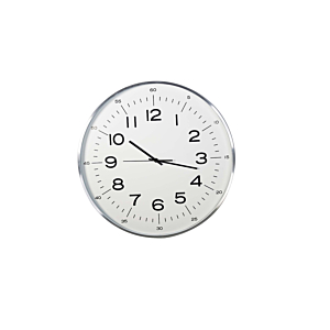 Horloge Murale53.5X5.5 Cm - Blanc / Argenté Offres Ramadanesques