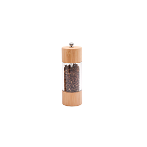 Set De 2 Moulins À Poivre En Bambou - Beige
