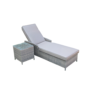 Bain De Soleil Inclinable Vip Vibes - Taupe Meuble d'extérieur