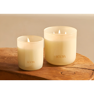 Bougie Parfumée En Pot Majestic Lotus - Blanc Crème