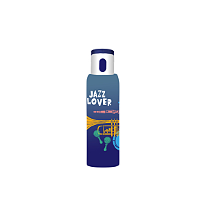 Bouteille D'Eau 750 Ml Dégradée Motif Amateur De Jazz - Multicouleur Thermos et Boîtes de conservations