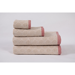 Serviette De Bain Jaquard - Beige