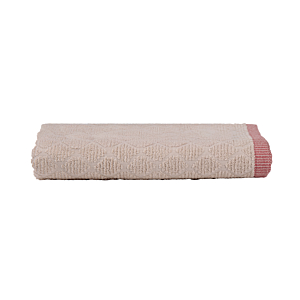 Serviette De Bain Jaquard - Beige Textile
