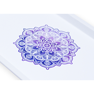 Plateau Toya Rectangulaire 42 X 30 Cm - Blanc