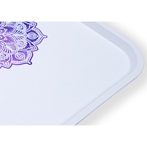 Plateau Toya Café 21X31 Cm - Blanc