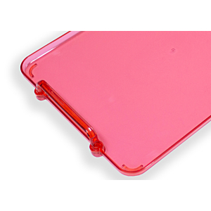 Plateau Aurora 38X26 Cm - Rose Transparent