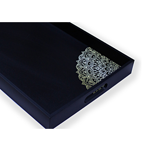Plateau Oxford 55X35 Cm - Noir