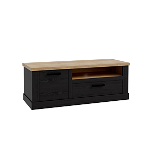 Petit Meuble Tv Black Duro- Chêne / Noir Soldes été
