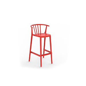 Tabouret Woody Altro - Rouge