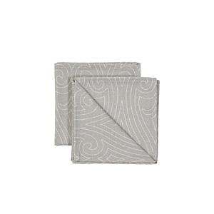 Pack 2 Serviettes 38X38 - Gris Textile