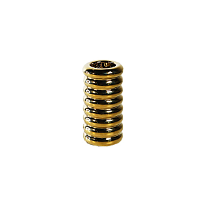 Porte Bougie Cylindrique 13,8Cm – Doré Bougies et portes bougies