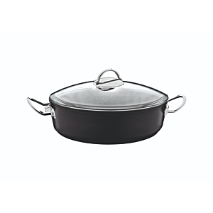 Marmite 2,75 L Effet Granite Avec Manche - Noir Préparations culinaires