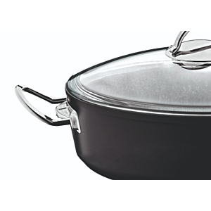 Marmite 2,75 L Effet Granite Avec Manche - Noir