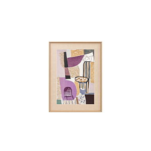 Tableau Abstrait Avec Cadre 60X80X3,7 - Multicouleur Décorations