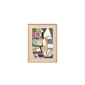 Tableaux Abstrait Avec Cadre 60X80X3,8 - Multicouleur Décorations