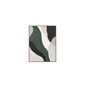 Tableau Abstrait Avec Cadre 60X80X2,8 - Multicouleur Décoration