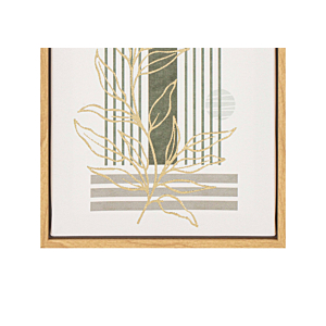 Tableau Abstrait Avec Cadre 18X24X2,4 - Multicouleur