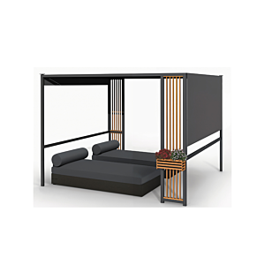 Gazebo Siesta-Fiesta - Gris