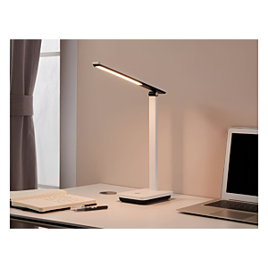 Lampe De Bureau Iniesta En Led - Blanc / Noir