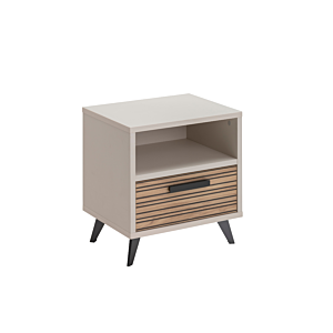 Table De Chevet Bravo - Blanc / Chêne Chambre enfant