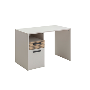 Bureau Bravo - Blanc / Chêne Bureaux