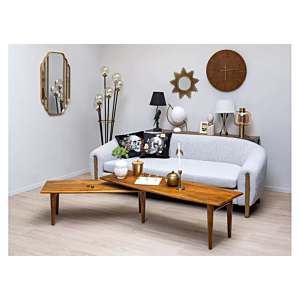 Miroir Decoratif Eventail En Fer 60X90Cm - Doré