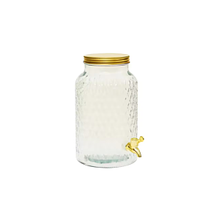 Carafe Fontaine Design Diamant 6L - Blanc Art de la table