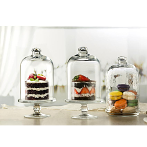 Cloche Pâtisserie Cercle - Blanc