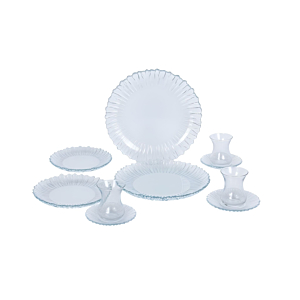 Set De 19 Pièces Goûter Aurora - Blanc Art de la table