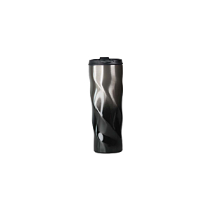 Mug Wavy Isothermique 2 Parois Acier Inoxydable 500 Ml - Noir Art de la table