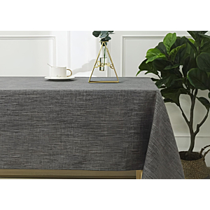 Nappe Richbond Coton Chine 140X240 - Gris