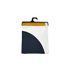Nappe Richbond Geometrique 140X240 - Bleu / Moutarde Linge de table