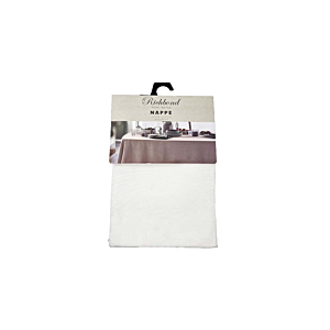 Nappe Richbond 100% Coton 140X240 - Crème Linge de table