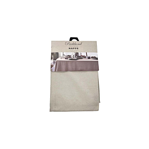 Nappe Richbond 100% Coton 140X240 - Beige Linge de table