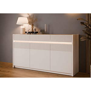 Buffet Oak Squere 3 Potes – Beige
